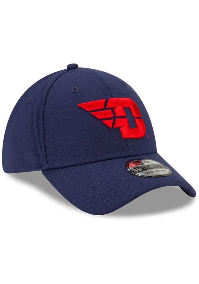 New Era Dayton Flyers Mens Navy Blue Team Classic 39THIRTY Flex Hat