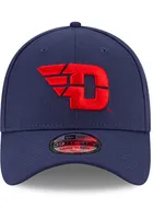 New Era Dayton Flyers Mens Navy Blue Team Classic 39THIRTY Flex Hat