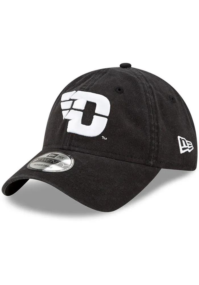 New Era Dayton Flyers and White Core Classic 9TWENTY Adjustable Hat - Black