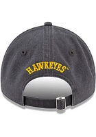 New Era Iowa Hawkeyes Core Classic 9TWENTY Adjustable Hat - Graphite
