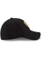 New Era Oakland University Golden Grizzlies Mens Black Team Classic 39THIRTY Flex Hat