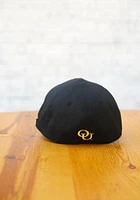 New Era Oakland University Golden Grizzlies Mens Black Team Classic 39THIRTY Flex Hat