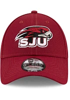New Era Saint Josephs Hawks The League 9FORTY Adjustable Hat - Maroon