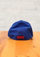 New Era SMU Mustangs Mens Blue Team Classic 39THIRTY Flex Hat