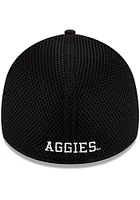 New Era Texas A&M Aggies Mens Black and White Neo 39THIRTY Flex Hat