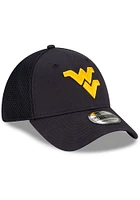 New Era West Virginia Mountaineers Mens Navy Blue Team Neo 39THIRTY Flex Hat