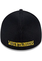 New Era West Virginia Mountaineers Mens Navy Blue Team Neo 39THIRTY Flex Hat