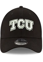 New Era TCU Horned Frogs Mens Black Team Neo 39THIRTY Flex Hat