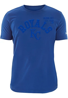 New Era Kansas City Royals Tonal Brushed Short Sleeve T Shirt