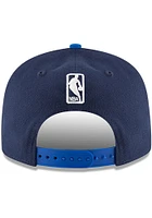 New Era Dallas Mavericks Navy Blue 2T 9FIFTY Design Mens Snapback Hat