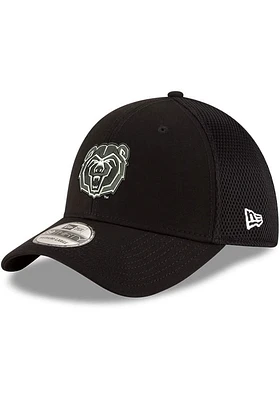 New Era Missouri State Bears Mens Black White Logo Neo 39THIRTY Flex Hat