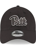 New Era Pitt Panthers Core Classic 9TWENTY Adjustable Hat - Black