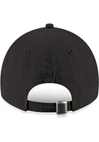 New Era Kansas Jayhawks White Logo 9TWENTY Adjustable Hat - Black