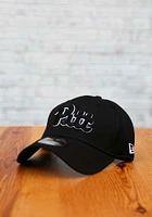 New Era Pitt Panthers Mens Black White Logo Neo 39THIRTY Flex Hat