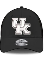 New Era Kentucky Wildcats Mens Black Logo Neo 39THIRTY Iconic Flex Hat