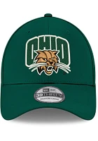 New Era Ohio Bobcats Mens Green Team Classic 39THIRTY Flex Hat