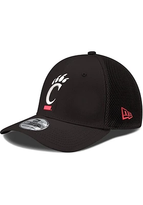 New Era Cincinnati Bearcats Mens Black Team Neo 39THIRTY Flex Hat