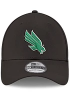 New Era North Texas Mean Green Mens Black Team Classic 39THIRTY Flex Hat
