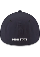 New Era Penn State Nittany Lions Mens Navy Blue Team Classic 39THIRTY Flex Hat