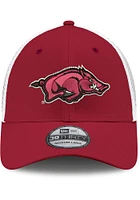 New Era Arkansas Razorbacks Mens Red Team Neo 39THIRTY Flex Hat