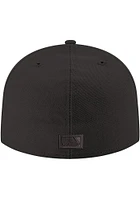 New Era Montreal Expos Mens Black Tonal Blue UV Cooperstown 59FIFTY Fitted Hat