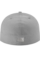 New Era Philadelphia Athletics Mens Grey Tonal Royal Pop 1929 WS Side Patch 59FIFTY Fitted Hat