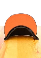 New Era Detroit Tigers Mens Black Tonal Orange UV Cooperstown 59FIFTY Fitted Hat