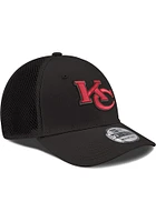 New Era Kansas City Chiefs Mens Black Elemental Neo 39THIRTY Flex Hat