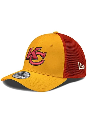 New Era Kansas City Chiefs Mens Gold Elemental Neo 39THIRTY Flex Hat
