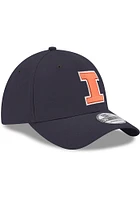 New Era Illinois Fighting Illini Mens Navy Blue Team Classic 39THIRTY Flex Hat