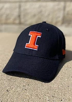 New Era Illinois Fighting Illini Mens Navy Blue Team Classic 39THIRTY Flex Hat