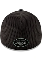 New Era York Jets Mens Grey Grayed Out Neo 39THIRTY Flex Hat