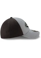 New Era York Jets Mens Grey Grayed Out Neo 39THIRTY Flex Hat