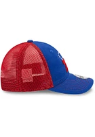 New Era Philadelphia 76ers Blue JR Team Fronted 9TWENTY Youth Adjustable Hat