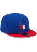 New Era Philadelphia 76ers Baby My 1st 9FIFTY Adjustable Hat - Blue