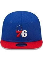 New Era Philadelphia 76ers Baby My 1st 9FIFTY Adjustable Hat - Blue