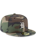 New Era Detroit Tigers Mens Green 59FIFTY Fitted Hat