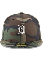 New Era Detroit Tigers Mens Green 59FIFTY Fitted Hat