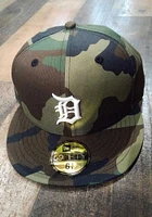 New Era Detroit Tigers Mens Green 59FIFTY Fitted Hat
