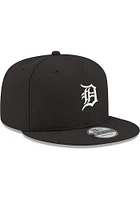 New Era Detroit Tigers Black 9FIFTY Mens Snapback Hat