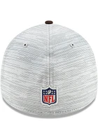 New Era Cleveland Browns Mens Grey Training Camp 39THIRTY Flex Hat