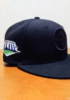 New Era Pittsburgh Steelers Mens Black Tonal Super Bowl Side Patch 59FIFTY Classic Fitted Hat