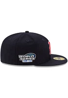 New Era Boston Red Sox Mens Navy Blue Side Patch Paisley UV 59FIFTY Fitted Hat