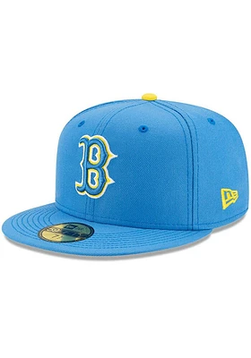 New Era Boston Red Sox Mens Navy Blue MLB21 CITY CNCT OFF 5950 BOSRED  OTC Fitted Hat