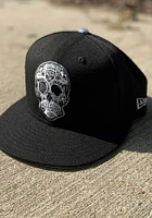 New Era Las Vegas Raiders Mens BLACK 5950 LASRAI MET SILVER Fitted Hat