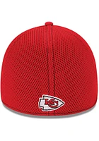 New Era Kansas City Chiefs Mens Red Team Neo 39THIRTY Flex Hat