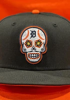 New Era Detroit Tigers Mens Black Sugar Skull 59FIFTY Fitted Hat