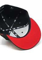 New Era St Louis Cardinals Mens Black Sugar Skull Red undervisor 59FIFTY Fitted Hat