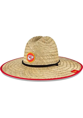 New Era Kansas City Chiefs Grey 2021 Training Camp Straw Mens Bucket Hat