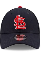 New Era St Louis Cardinals Alternate The League 9FORTY Adjustable Hat - Navy Blue